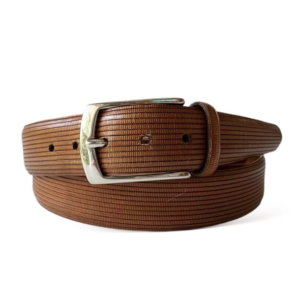 Trafalgur Molina Lizard Grain Leather Belt38